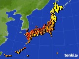 アメダス実況(気温)(2019年09月05日)