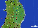 岩手県のアメダス実況(日照時間)(2019年09月06日)