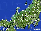 北陸地方のアメダス実況(風向・風速)(2019年09月06日)