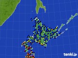 北海道地方のアメダス実況(日照時間)(2019年09月07日)