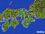 2019年09月07日の近畿地方のアメダス(日照時間)