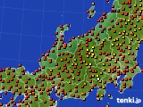 北陸地方のアメダス実況(気温)(2019年09月08日)