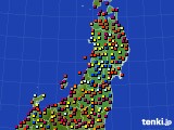 2019年09月10日の東北地方のアメダス(日照時間)