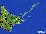 道東のアメダス実況(気温)(2019年09月10日)