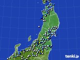 東北地方のアメダス実況(降水量)(2019年09月11日)