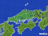 中国地方のアメダス実況(降水量)(2019年09月11日)