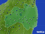 福島県のアメダス実況(降水量)(2019年09月11日)