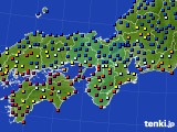 2019年09月11日の近畿地方のアメダス(日照時間)