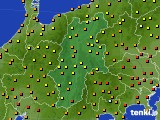 長野県のアメダス実況(気温)(2019年09月11日)