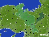 京都府のアメダス実況(風向・風速)(2019年09月11日)
