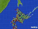 2019年09月12日の北海道地方のアメダス(日照時間)