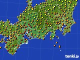 東海地方のアメダス実況(気温)(2019年09月12日)