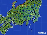 2019年09月13日の関東・甲信地方のアメダス(日照時間)