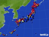 アメダス実況(日照時間)(2019年09月13日)