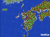 2019年09月13日の九州地方のアメダス(気温)