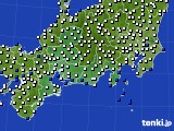 東海地方のアメダス実況(風向・風速)(2019年09月13日)