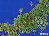 2019年09月14日の北陸地方のアメダス(日照時間)