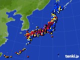 アメダス実況(日照時間)(2019年09月14日)