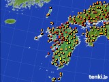 2019年09月14日の九州地方のアメダス(気温)