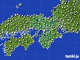 近畿地方のアメダス実況(風向・風速)(2019年09月15日)