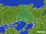 兵庫県のアメダス実況(気温)(2019年09月16日)