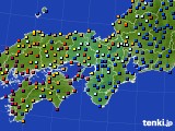 2019年09月18日の近畿地方のアメダス(日照時間)