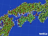 2019年09月18日の四国地方のアメダス(日照時間)