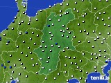 2019年09月18日の長野県のアメダス(風向・風速)