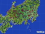 2019年09月20日の関東・甲信地方のアメダス(日照時間)
