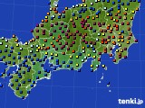 東海地方のアメダス実況(日照時間)(2019年09月20日)