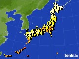 アメダス実況(気温)(2019年09月20日)