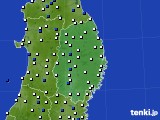 2019年09月20日の岩手県のアメダス(風向・風速)