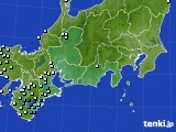 東海地方のアメダス実況(降水量)(2019年09月22日)