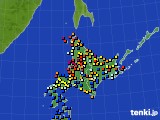 2019年09月22日の北海道地方のアメダス(日照時間)