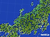 2019年09月22日の北陸地方のアメダス(日照時間)