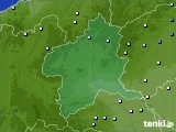 群馬県のアメダス実況(降水量)(2019年09月24日)