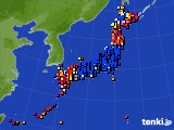 アメダス実況(日照時間)(2019年09月24日)