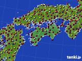 2019年09月25日の四国地方のアメダス(日照時間)