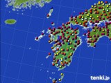九州地方のアメダス実況(日照時間)(2019年09月25日)