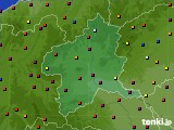 群馬県のアメダス実況(日照時間)(2019年09月25日)