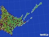 道東のアメダス実況(日照時間)(2019年09月25日)