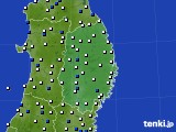 2019年09月25日の岩手県のアメダス(風向・風速)