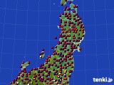 東北地方のアメダス実況(日照時間)(2019年09月26日)