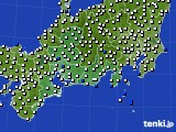 東海地方のアメダス実況(風向・風速)(2019年09月26日)