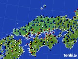 中国地方のアメダス実況(日照時間)(2019年09月27日)