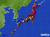 アメダス実況(日照時間)(2019年09月30日)