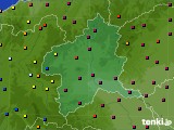 群馬県のアメダス実況(日照時間)(2019年10月02日)