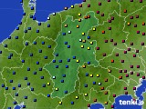 長野県のアメダス実況(日照時間)(2019年10月02日)