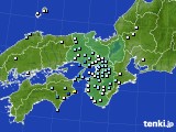 近畿地方のアメダス実況(降水量)(2019年10月03日)