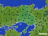 兵庫県のアメダス実況(日照時間)(2019年10月03日)